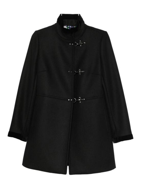 26FW 페이 미디 스커트 NAW50534000YM2B999 BLACK