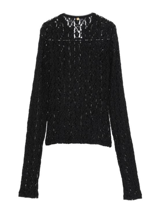26FW 리우조 반팔 티셔츠 WF6143J397522222 BLACK - LIU JO