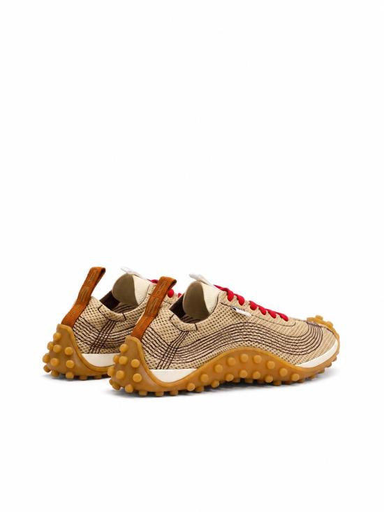 26FW 아미 스니커즈 USN505AW0003 A366 BEIGE MASTIC ROUGE RUBIS - AMI