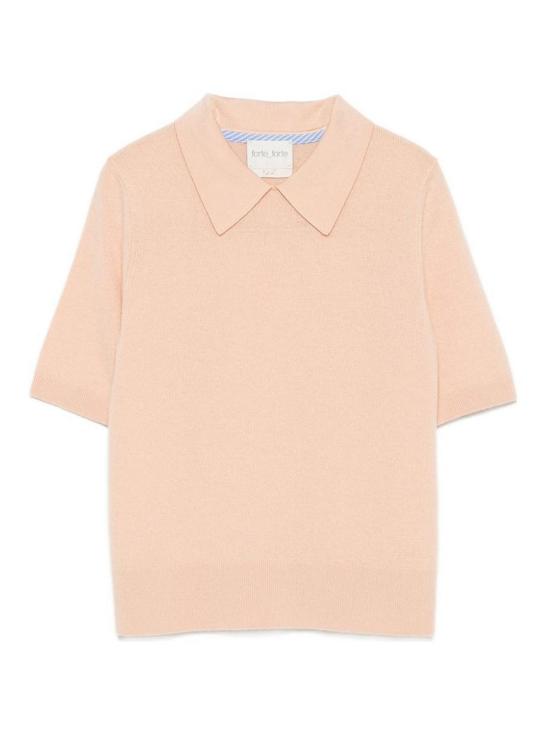 26FW 포르테포르테 폴로 티셔츠 15140MYKNITF50A3058 PINK