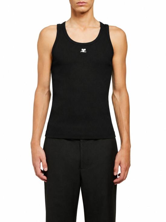 26FW 쿠레쥬 탑 326JDE167JS0194 9999 BLACK - COURREGES