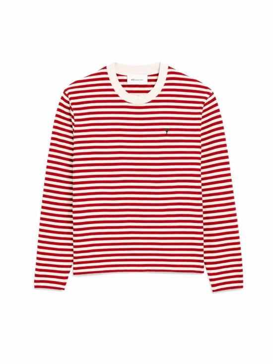 26FW 아미 탑 UTS414JE0241 A202 ROUGE RUBIS IVOIRE