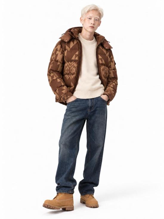 26FW 몽클레어 스트레이트 팬츠 L20912A0004459A0D 776 BLUE - MONCLER