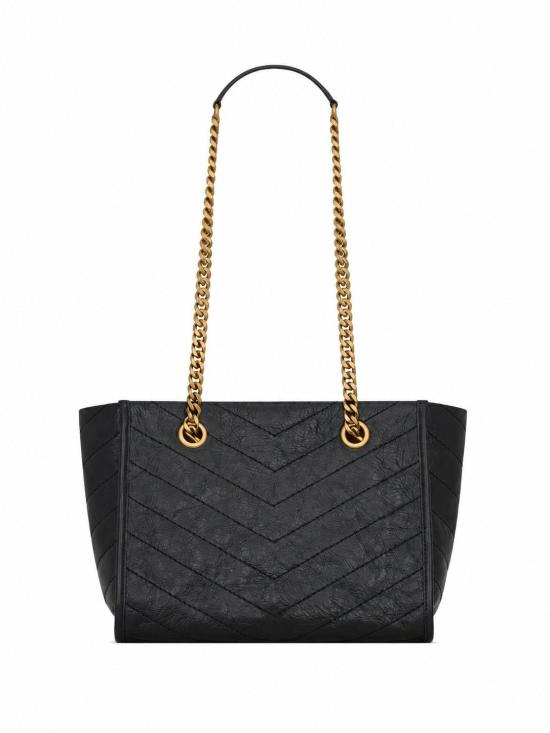 26FW 생로랑 니키 스몰 쇼핑백 8726800EN07 1000 NERO - SAINT LAURENT