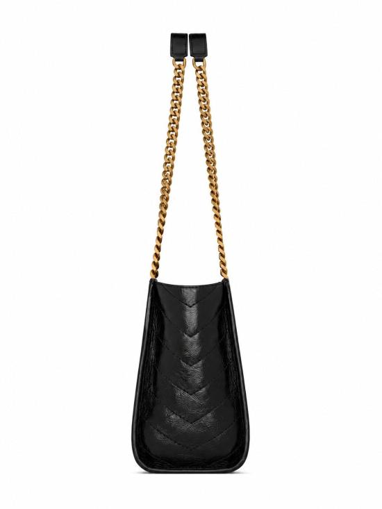 26FW 생로랑 니키 스몰 쇼핑백 8726800EN07 1000 NERO - SAINT LAURENT