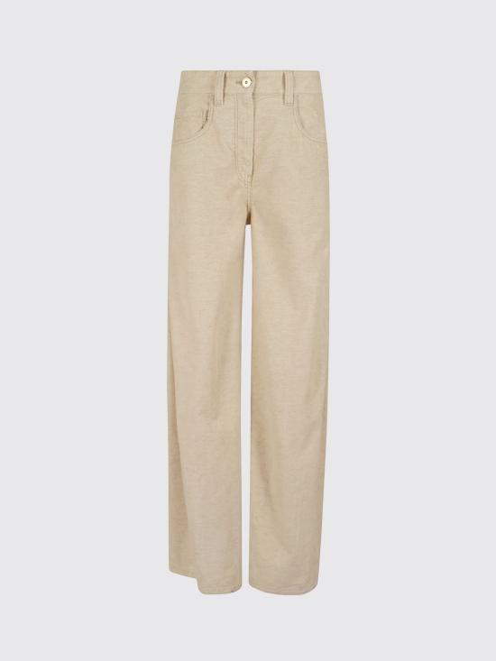 26FW 브루넬로 쿠치넬리 팬츠 MB185P4059 C9881 Natural - BRUNELLO CUCINELLI