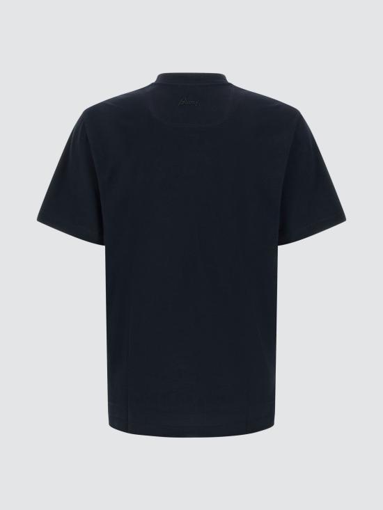 26FW 브리오니 반팔 티셔츠 UJWI0LOE601 4100 Blue - BRIONI