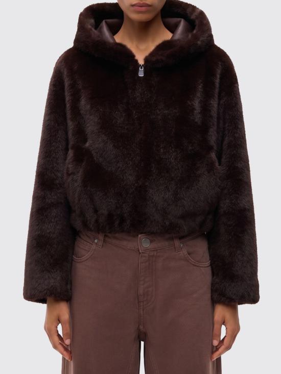 26FW 핑코 코트 107053A3E9 L72 Brown