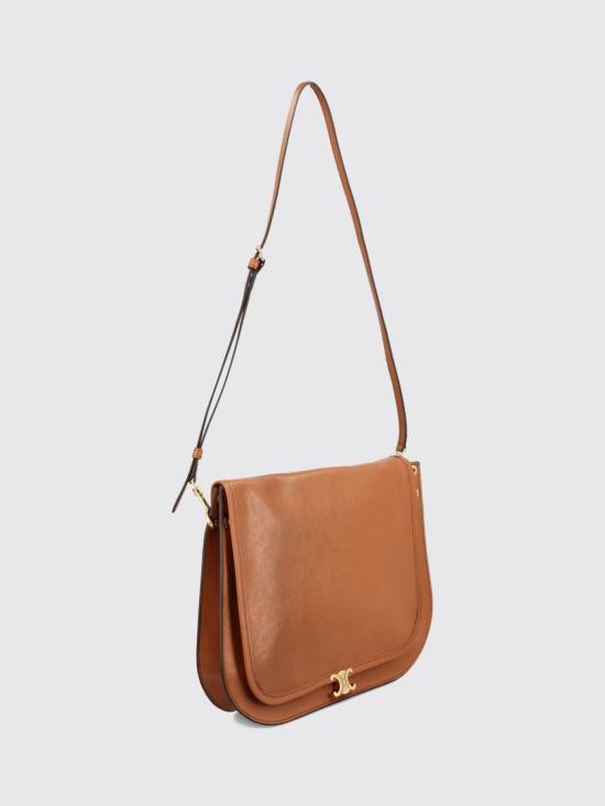 26FW 셀린느 소프트 트리옹프 베사체 서플 샤이니 램스킨 백 123632T88 GFY5 Leather - CELINE