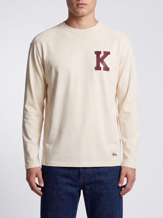 26FW 겐조 긴팔 티셔츠 FG65TL5504SF 03 Beige