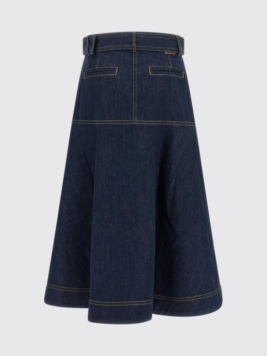 26FW 짐머만 스커트 0520SF26R HABL Blue - ZIMMERMANN