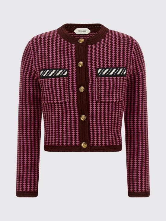 26FW 베르사체 스웨터 10265461A19052 2P6H0 Pink - VERSACE