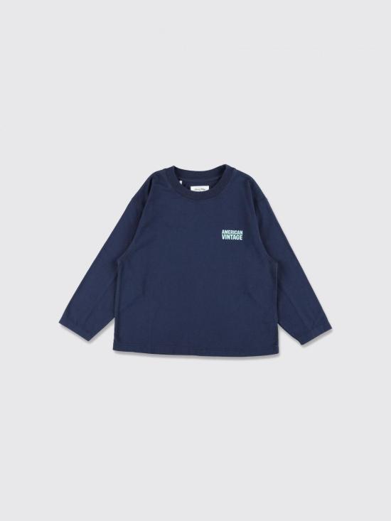 26FW [키즈] 아메리칸 빈티지 티셔츠 KGIX02BH26BLANC Navy