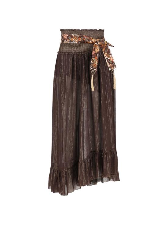 26FW 짐머만 미디 스커트 9013SSS 261CHO BROWN