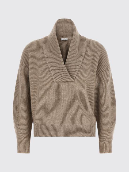 26FW 브루넬로 쿠치넬리 스웨터 M12750802 C077 Beige - BRUNELLO CUCINELLI
