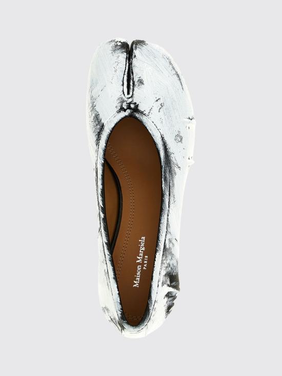 26FW 마르지엘라 타비 발레리나 힐 S58WZ0128P4162 H1532 White - MAISON MARGIELA