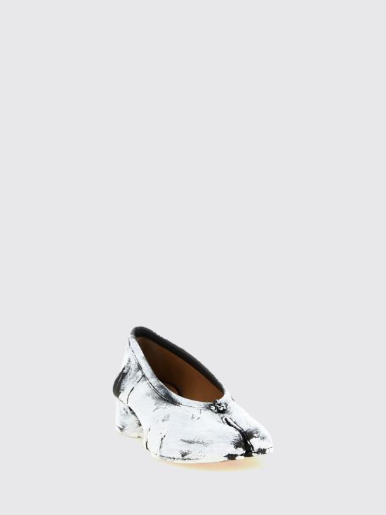 26FW 마르지엘라 타비 발레리나 힐 S58WZ0128P4162 H1532 White - MAISON MARGIELA