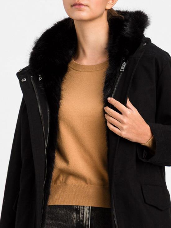 26FW 액티튜드 트윈세트 코트 262AP2120 00006 Black - ACTITUDE TWINSET