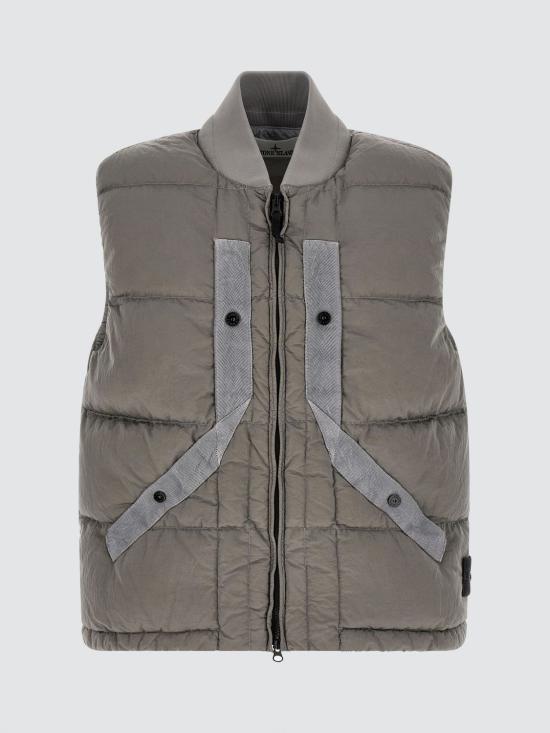 26FW 스톤 아일랜드 패딩 조끼 G100008S0019 V0060 Grey - STONE ISLAND