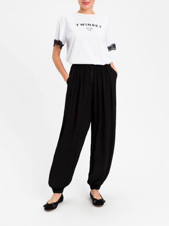 26FW 트윈셋 반팔 티셔츠 262TP2304 01870 White - TWINSET