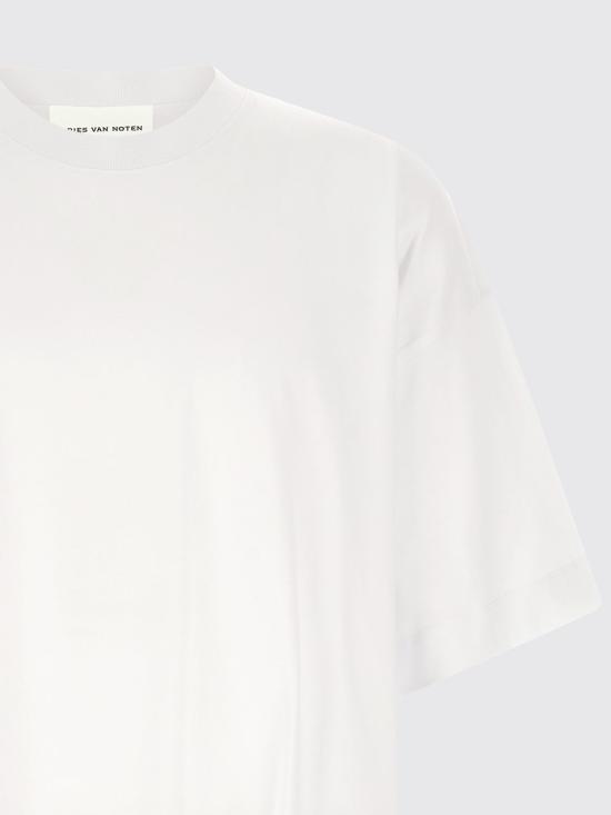 26FW 드리스 반 노튼 반팔 티셔츠 0211074603 1 White - DRIES VAN NOTEN