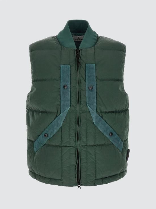 26FW 스톤 아일랜드 패딩 조끼 G100008S0019 V005T Green - STONE ISLAND