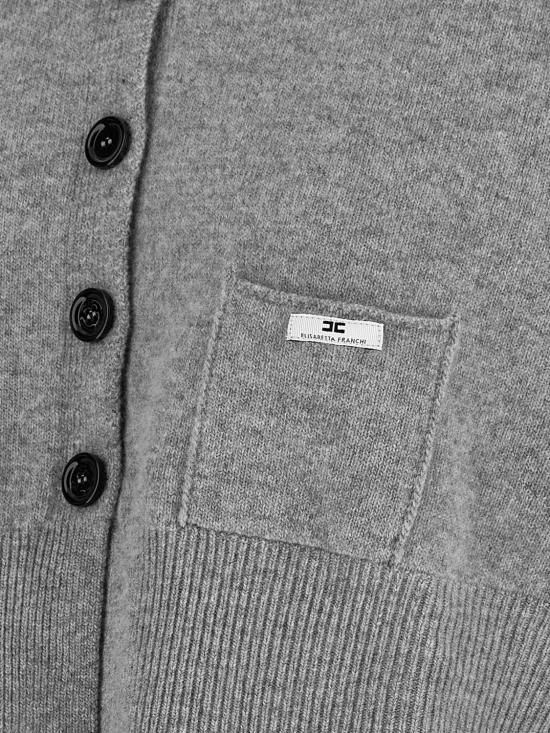 26FW 엘리자베타프랜치 스웨터 MK12T66E2 431 Grey - ELISABETTA FRANCHI