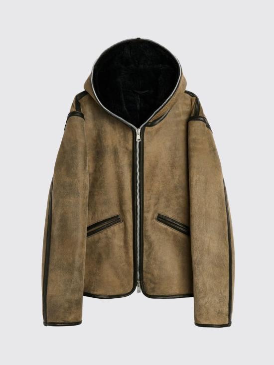 26FW 아워레가시 풀 집 드라이 시어링 자켓 풀 집 드라이 시어링 자켓 M4269FS Brown - OUR LEGACY
