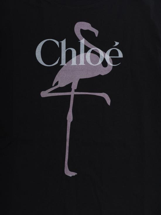26FW [키즈] 끌로에 티셔츠 C21300 09B Black - CHLOE