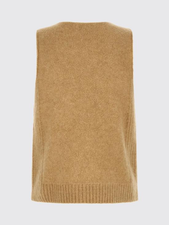 26FW 드리스 반 노튼 니트 베스트 0212354755 5 Beige - DRIES VAN NOTEN