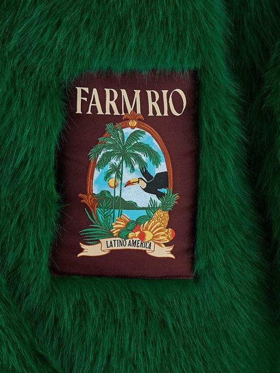 26FW 팜 리오 코트 369078 L0013 Green - FARM RIO