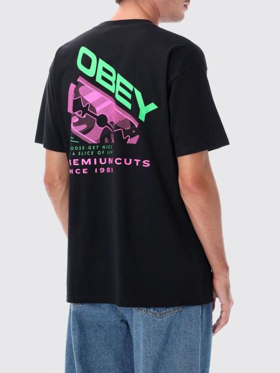 26FW 오베이 반팔 티셔츠 165264482 Black - OBEY