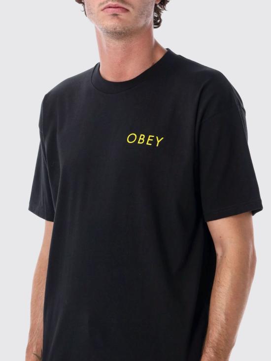 26FW 오베이 반팔 티셔츠 165264429 Black - OBEY
