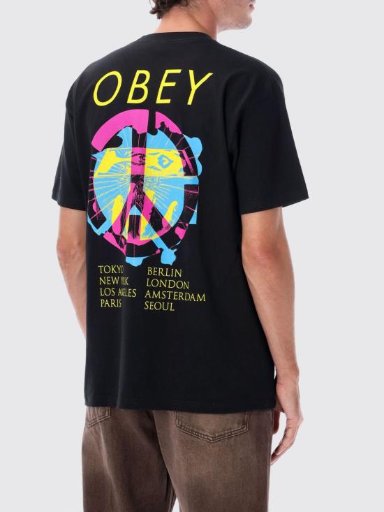 26FW 오베이 반팔 티셔츠 165264429 Black - OBEY