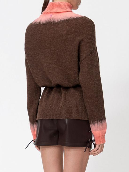 26FW 액티튜드 트윈세트 스웨터 262AQ3090 11054 Brown - ACTITUDE TWINSET
