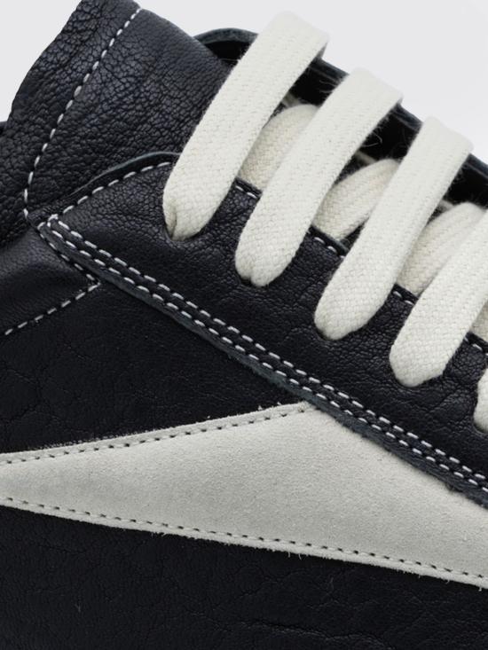 26FW 릭 오웬스 빈티지 스니커즈 RU02F4897LBBLVS 911 Black - RICK OWENS
