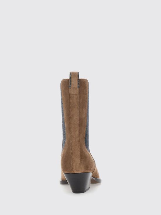 26FW 브루넬로 쿠치넬리 부츠 MZSFC3080P C9773 Brown - BRUNELLO CUCINELLI