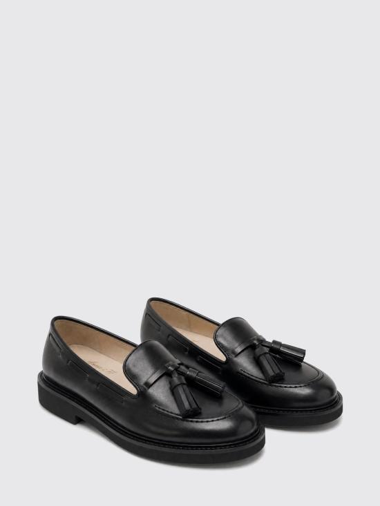 26FW 안나에프 로퍼 1800NATUR NERO Black - ANNA F.