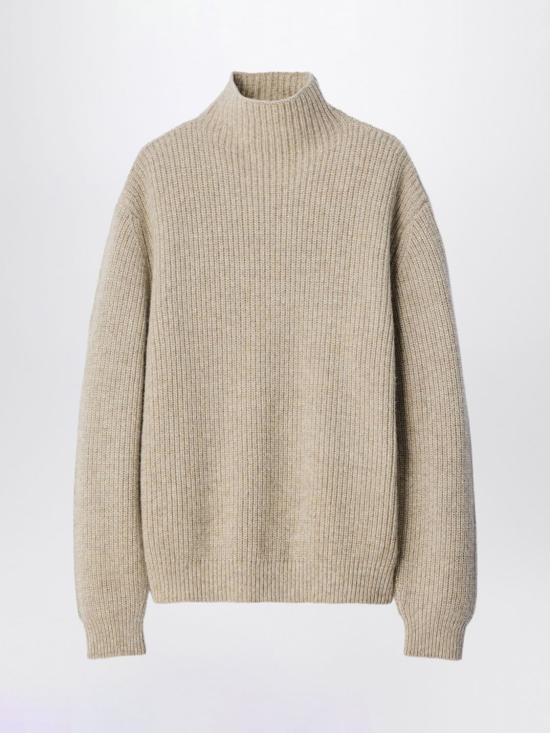 26FW 르메르 스웨터 PO0054LK1029 MU212 Beige - LEMAIRE