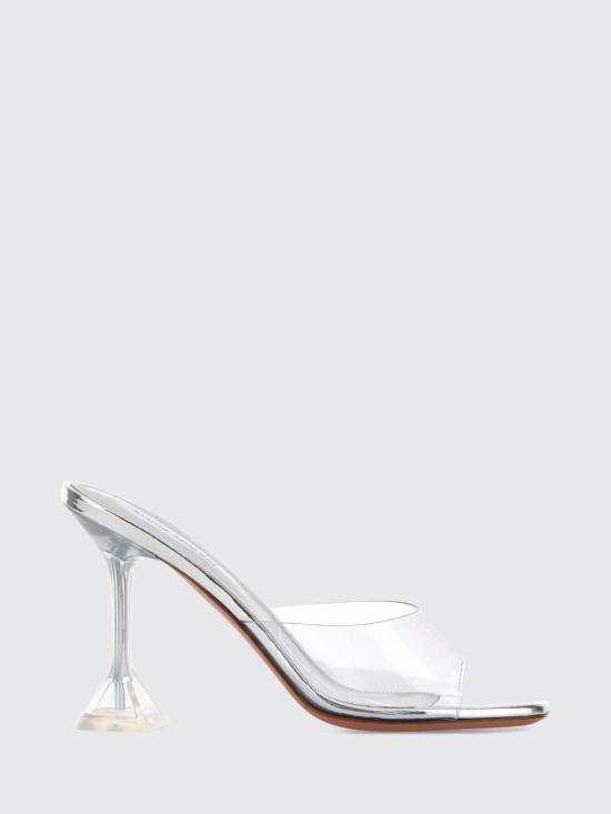 26FW 아미나 무아디 힐/펌프스 LUPITAGLASSSLIPPER95 TRASIL Transparent