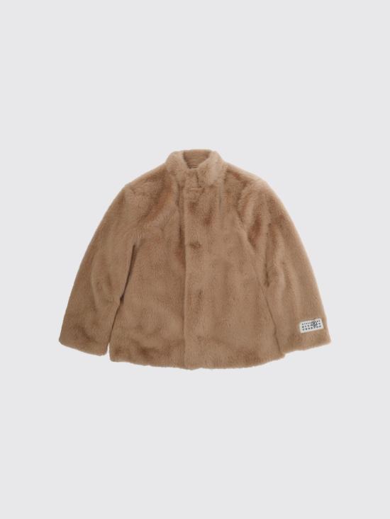 26FW [키즈] MM6 메종마르지엘라 코트 M61103MM08K M6714 Brown