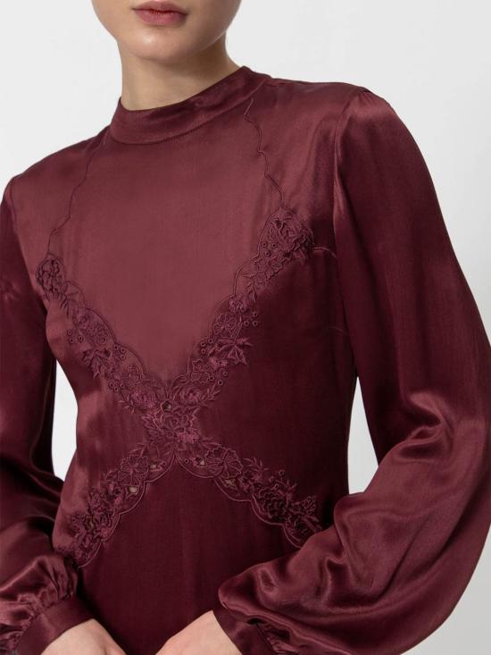 26FW 트윈셋 롱 원피스 262TT2175 00020 Burgundy - TWINSET