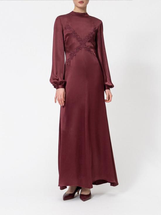 26FW 트윈셋 롱 원피스 262TT2175 00020 Burgundy