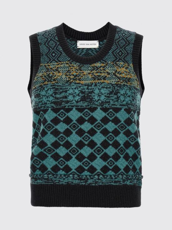 26FW 드리스 반 노튼 스웨터 0212234707 900 Multicolor - DRIES VAN NOTEN