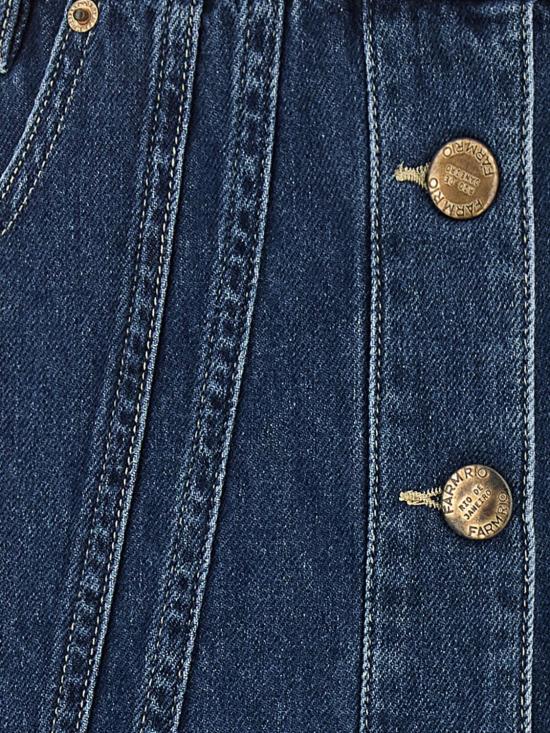26FW 팜 리오 스커트 374736 L0034 Blue - FARM RIO