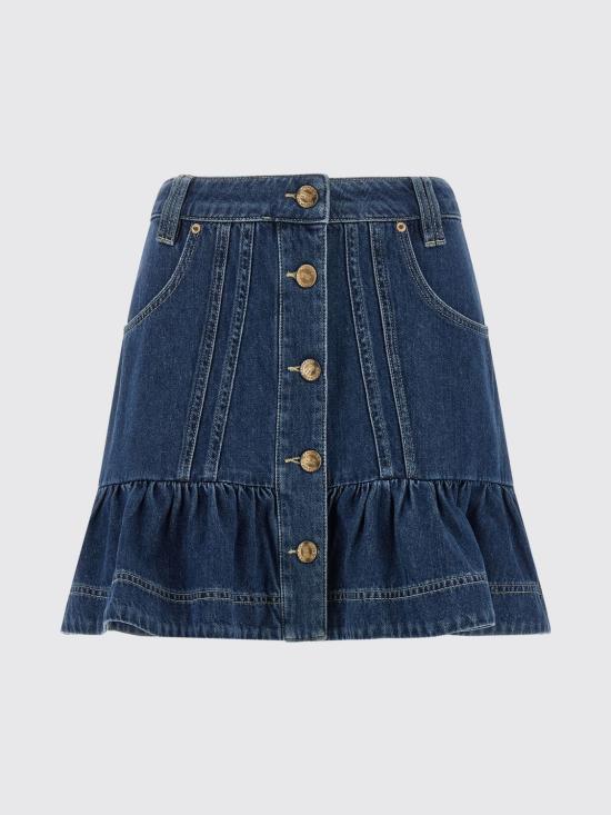 26FW 팜 리오 스커트 374736 L0034 Blue - FARM RIO