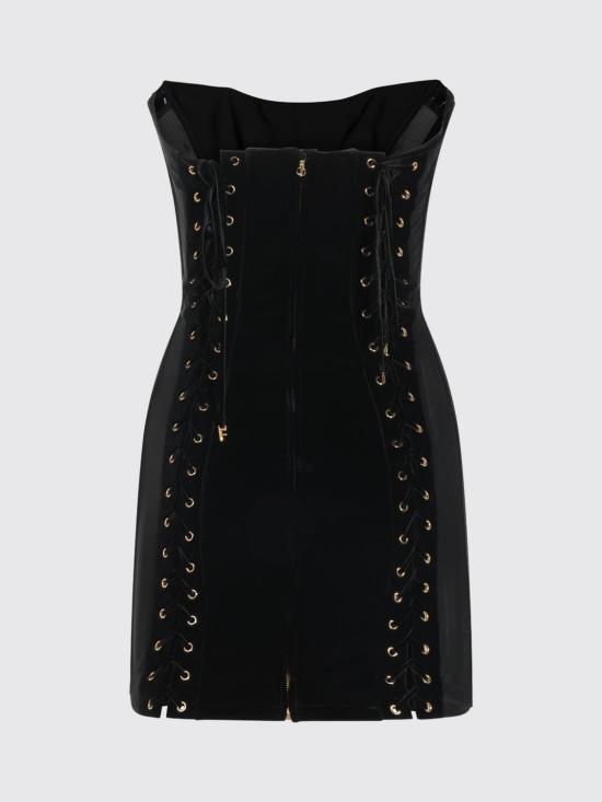 26FW 엘리자베타프랜치 롱 원피스 AB02167E2 110 Black - ELISABETTA FRANCHI