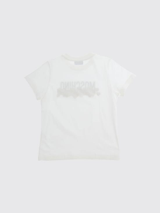 26FW [키즈] 모스키노 티셔츠 H6M058LAA20 10063 White - MOSCHINO
