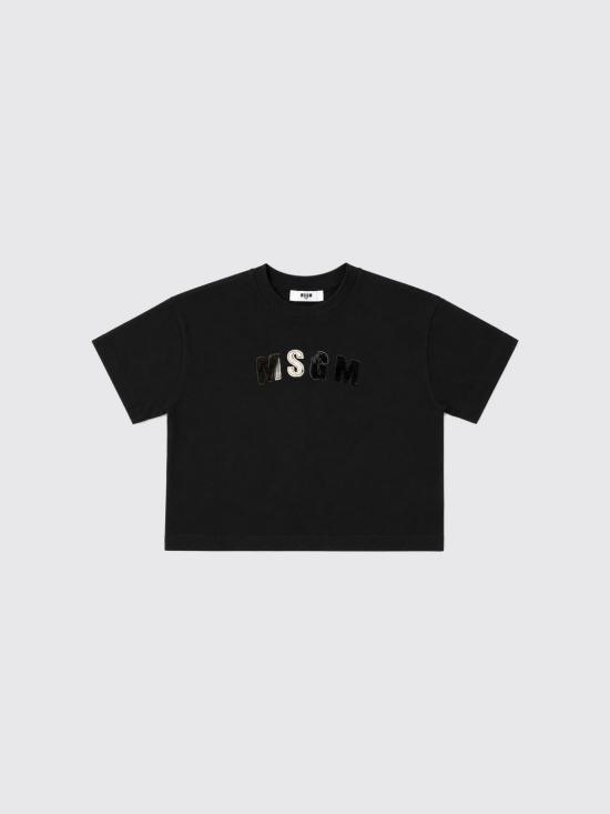 26FW [키즈] 엠에스지엠 티셔츠 F6MSJGTH067 110 Black