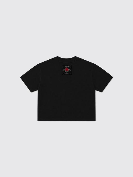 26FW [키즈] 엠에스지엠 티셔츠 F6MSJGTH067 110 Black - MSGM